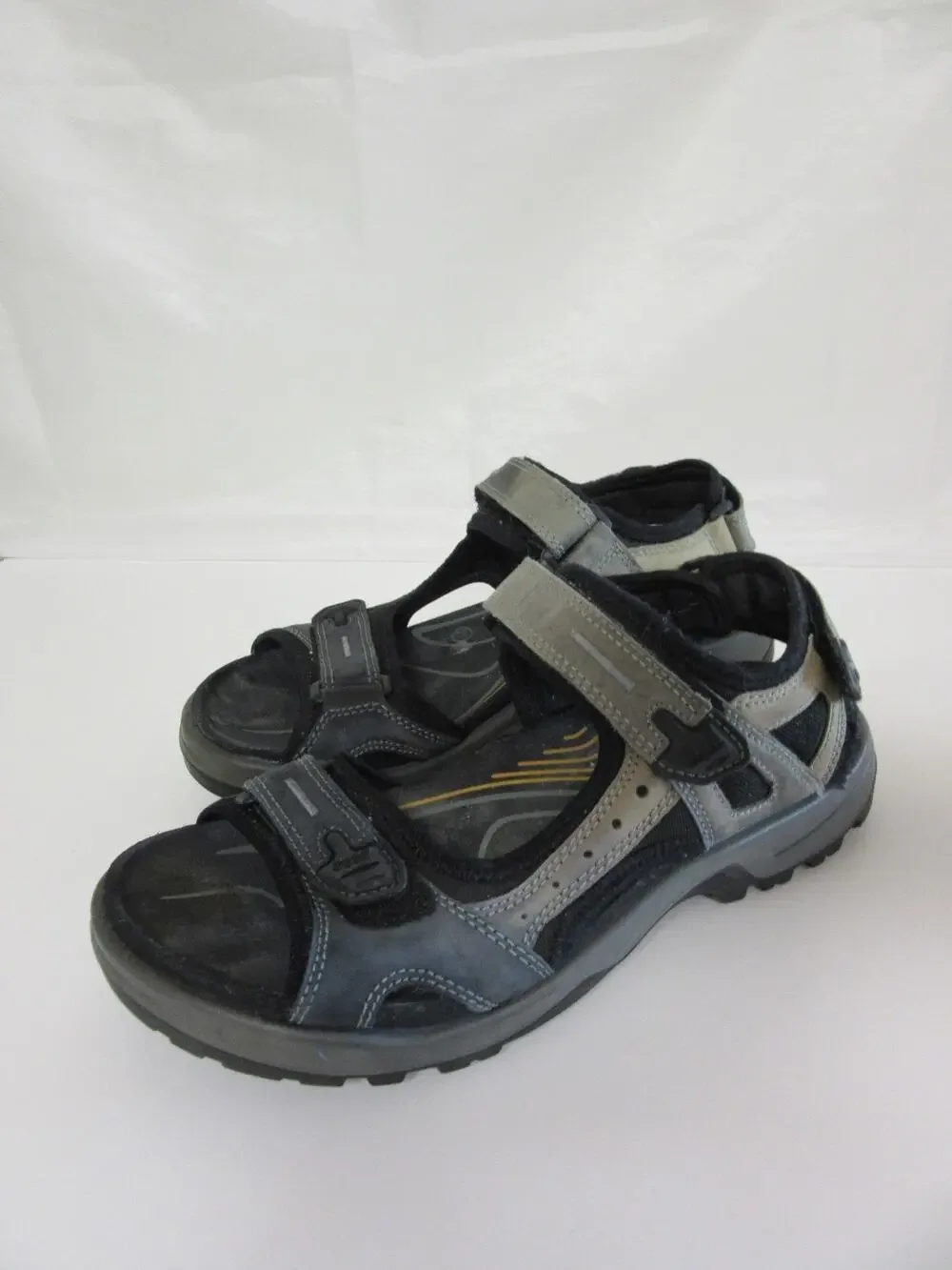 ECCO Gray EU43 US9-9.5 Men's Hiking Walking Trail Outdoor Adventures Sandals